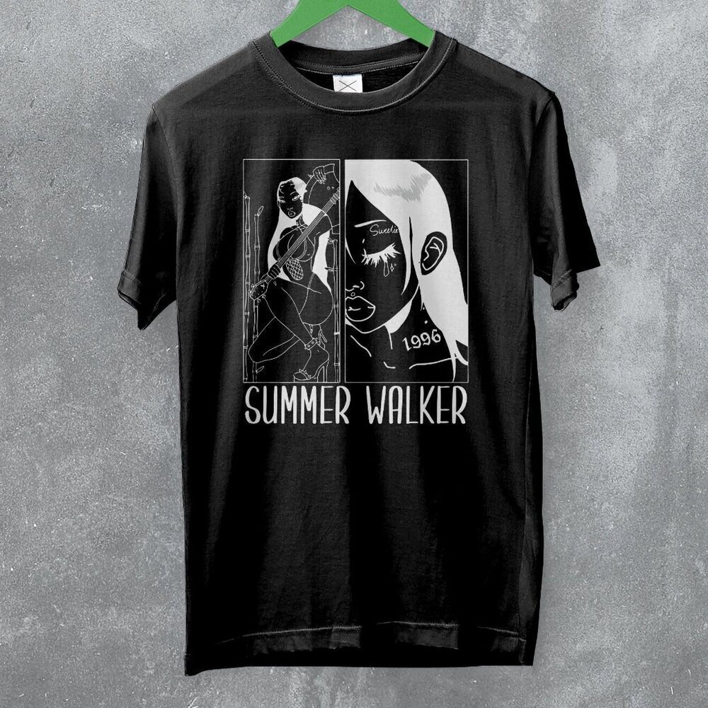 Summer Walker RB Sweetie 90s Tour Concert Graphic Album Music Fan T-Shirt .